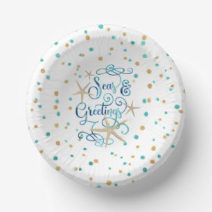 Bols En Carton Fête des Joyeuses Fêtes de Noël côtier