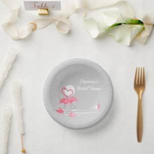 Bols En Carton Fête des mariées Amour Flamant rose
