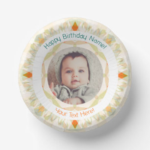 Bols En Carton Filles Garçons Automne Automne Happy Anniversaire 