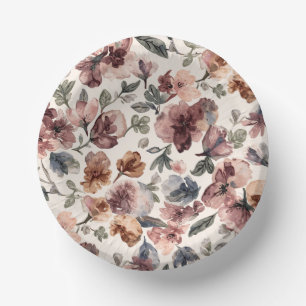 Bols En Carton Fleur de prunier aquarelle Jardin botanique lunati