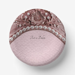Bols En Carton Fleur Rose
