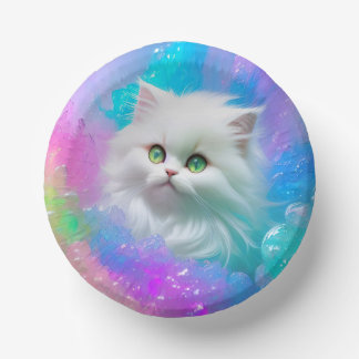 Bols En Carton Fluffy Fun Kitten Meowgical Girly Anniversaire