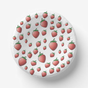Bols En Carton fraises et fraises