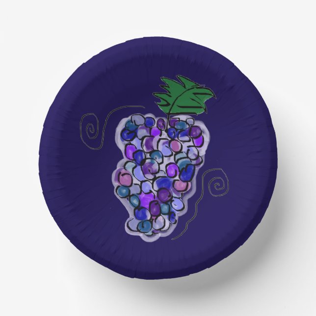 Bols En Carton Fruit de raisin de Whimsy (Recto)