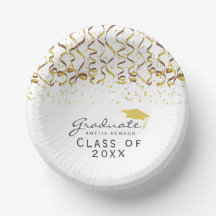 Gold Confetti Classe de diplôme