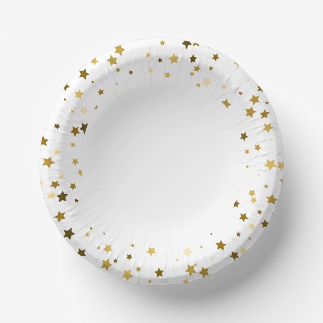 Bols En Carton Gold Petite Stars (Recto)