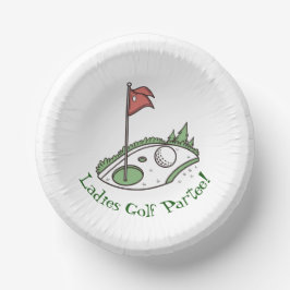 Bols En Carton Golf Celebration Party Paper Bowl
