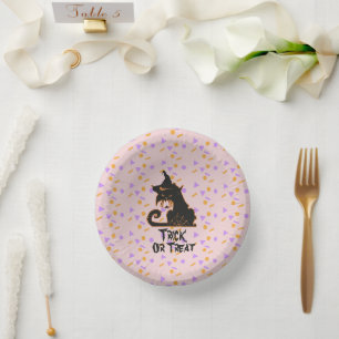Bols En Carton Halloween Black Cat Party Confetti rose
