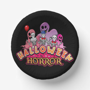 Bols En Carton Halloween Clowns effrayants Horreur