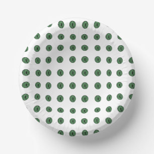 Bols En Carton Halloween Green Polka Dot Eyes