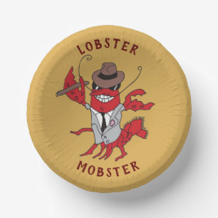Bols En Carton Homard Homard 🦞 Drôle Cartoon Gangster
