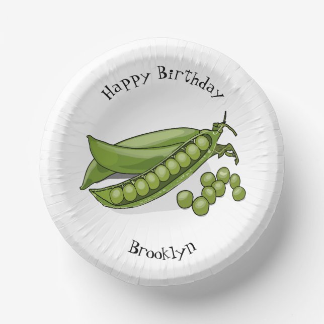 Bols En Carton Illustration de dessin de pois (Recto)