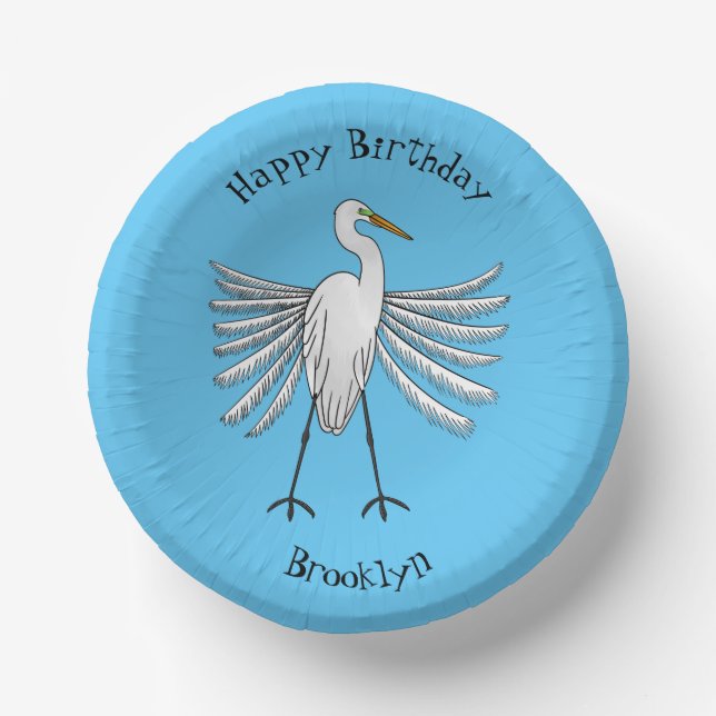 Bols En Carton Illustration de dessin d'oiseau de grand feu (Recto)