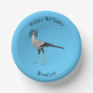 Bols En Carton Illustration de dessin du secrétaire pour oiseaux