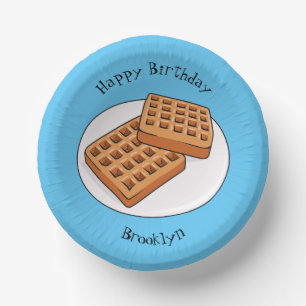 Bols En Carton Illustration de gaufre