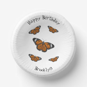Bols En Carton Illustration de papillon monarque