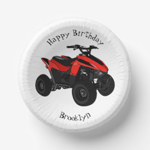 Bols En Carton Illustration de Quad bike atv