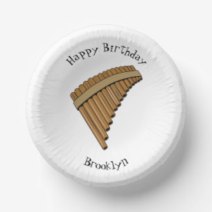 Bols En Carton Illustration Pan flûte / panpipes