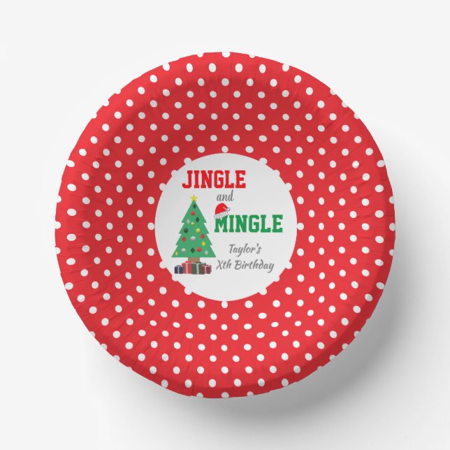 Bols En Carton Jingle Et Mingle Anniversaire (Recto)