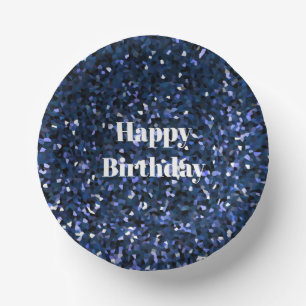 Bols En Carton Joyeux anniversaire Glittery Blue Boys Girls Cool 