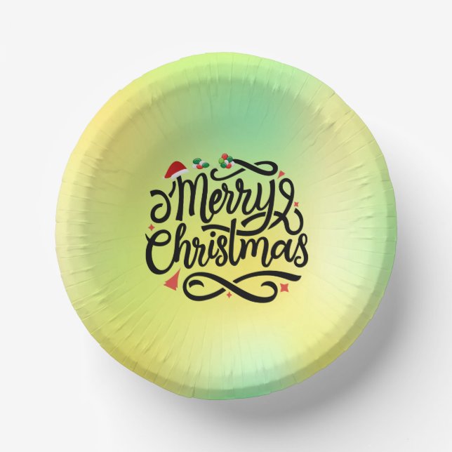 Bols En Carton Joyeux Noël-61039 (Recto)