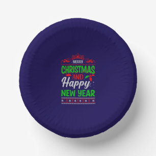 Bols En Carton Joyeux Noël Et Joyeux Nouvel An-61064