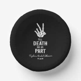 Bols En Carton Jusqu'à la mort Faisons-nous partie Fête des marié