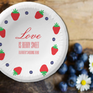 Bols En Carton L'amour est Berry Fête des mariées de fruits sucré