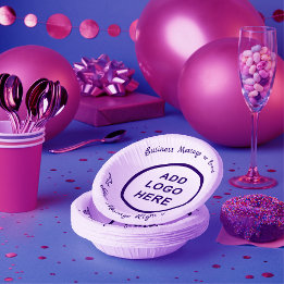 Bols En Carton Logo Photo Anniversaire d'affaires Mariage Diplômé