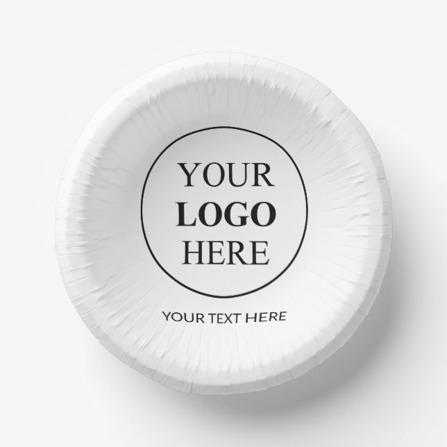 Bols En Carton Logo promotionnel personnalisé - Pas de commande m (Recto)