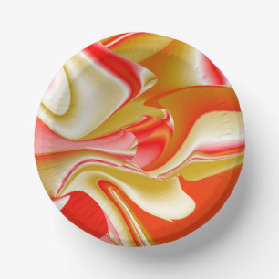 Bols En Carton Love and Gold Abstrait 3D Rainbowart