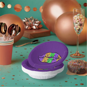 Bols En Carton Mardi Gras Kiss Bol Papier