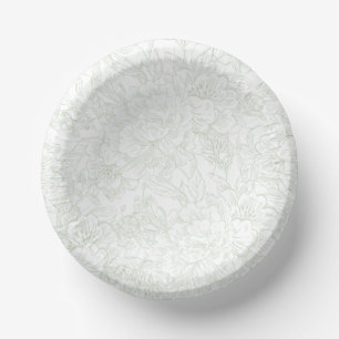 Bols En Carton Mariage Floral Élégant de Style Chinois