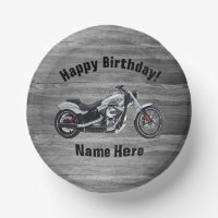 Moto Joyeux anniversaire Personnalisé Nom Cool