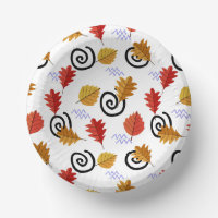 Multicolor Fall Feuilles géographiques