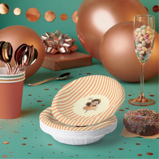 Bols En Carton Orange Little Princess Ball (Multi)