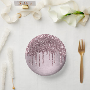 Bols En Carton Parties scintillant Mauve de dérive   Mélangeur de