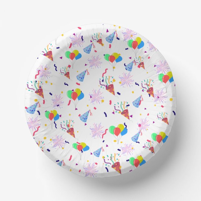 Bols En Carton Party Hat Paper Plate (Recto)