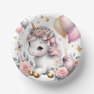 Bols En Carton Pastel Unicorn