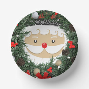 Bols En Carton Père Noël Paper Bowls