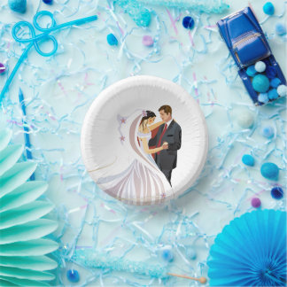 Bols En Carton Plaque papier mariage