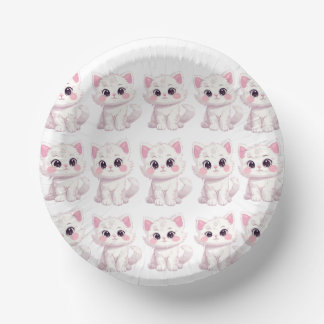Bols En Carton plaques en papier avec images de chaton