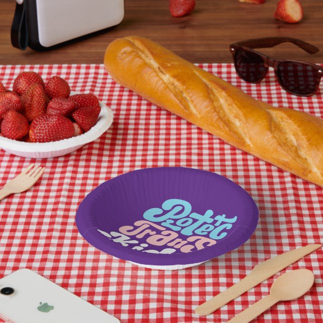 Bols En Carton Protéger le bol de papier Trans-Kids (Pique-nique)
