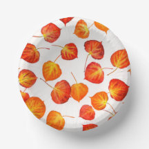 Quaking Aspen Autumn Feuilles de papier Bowles