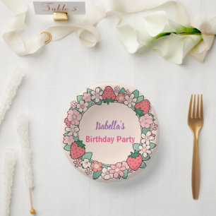 Bols En Carton Red Strawberry Daisy fête d'anniversaire pour elle