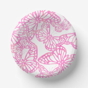 Bols En Carton Rêves papillons (rose)