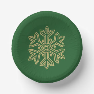 Bols En Carton Simply Christmas Collection - Flocon de neige