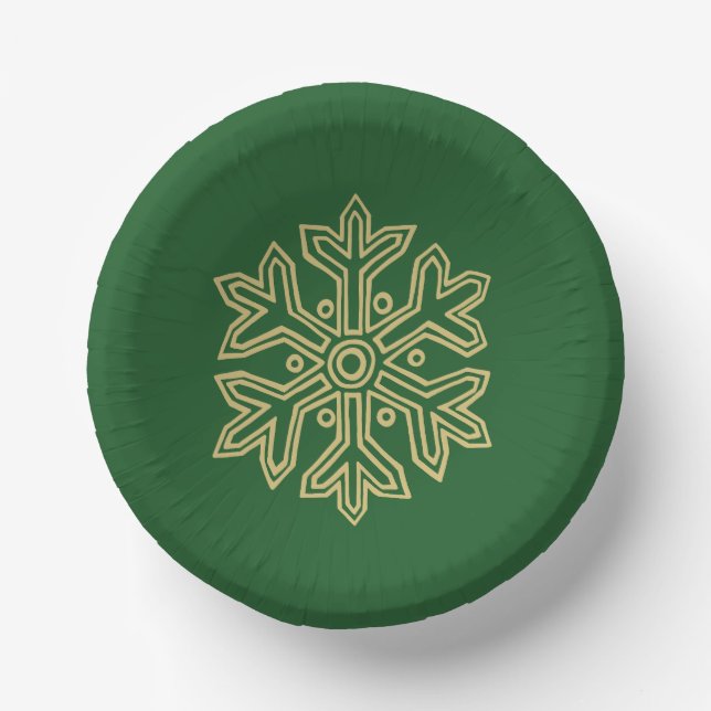Bols En Carton Simply Christmas Collection - Flocon de neige (Recto)