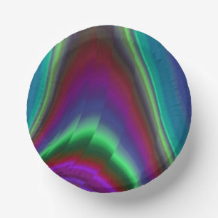 Bols En Carton Summerfeel, Rainbowart 3D Abstrait