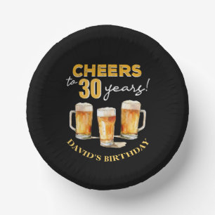Bols En Carton Surprise Acclamations et Bières Fête d'anniversair